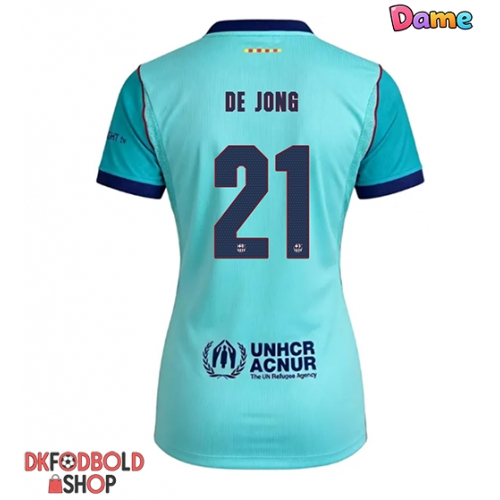 Barcelona Frenkie de Jong #21 Tredje trøje Dame 2026-27 Kort ærmer